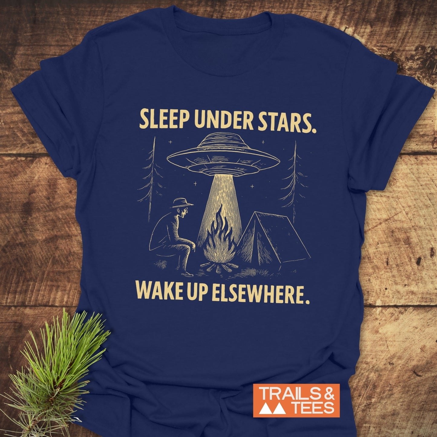 Sleep Under Stars UFO T-Shirt