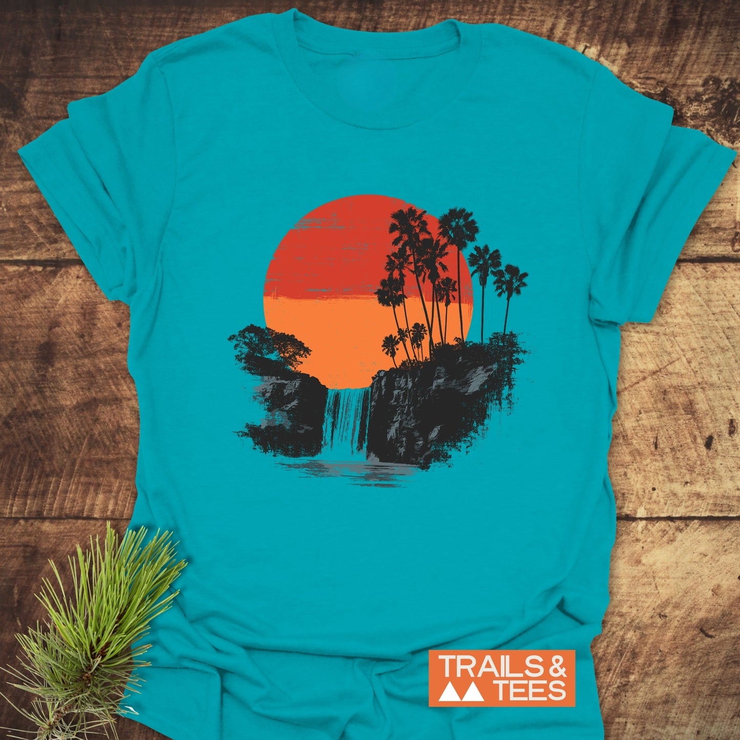 Sunset Waterfalls T-Shirt