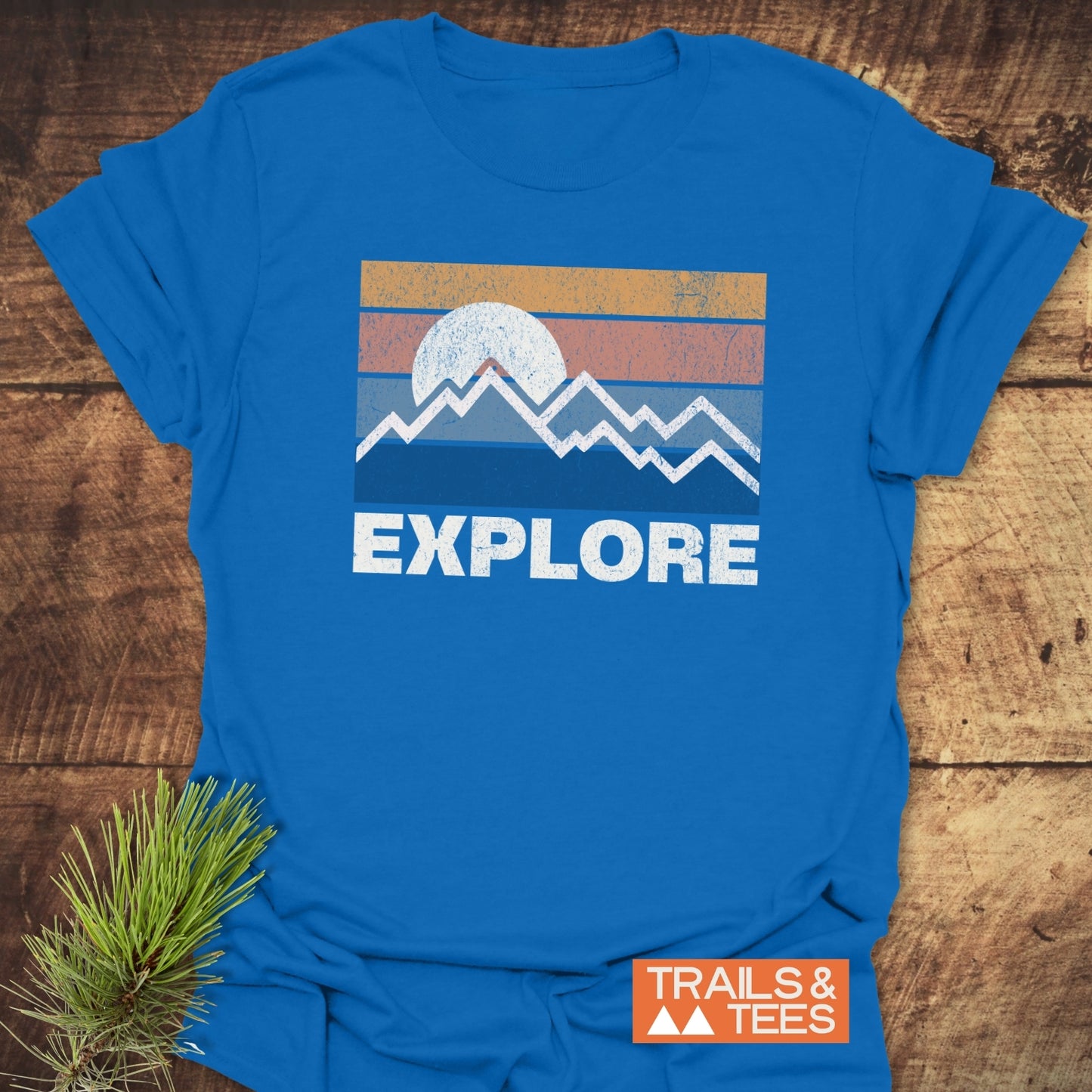 Explore Retro Sunset T-Shirt