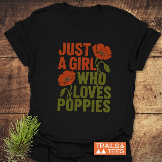 Grunge Poppy Love T-Shirt
