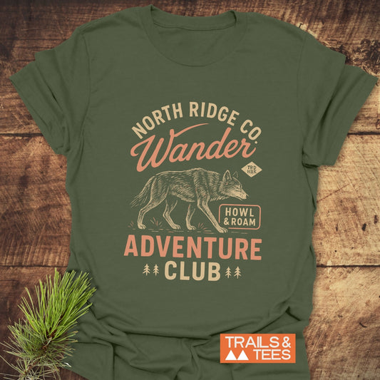 Howl And Roam Wolf T-Shirt