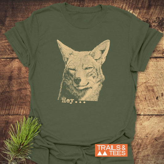 Hey... Coyote Funny T-Shirt