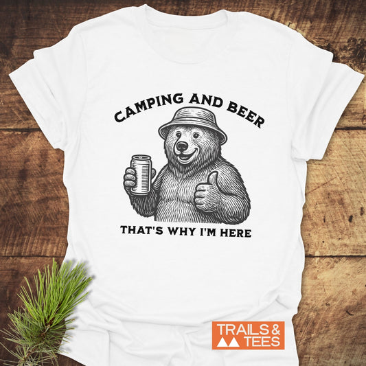 Camping And Beer T-Shirt