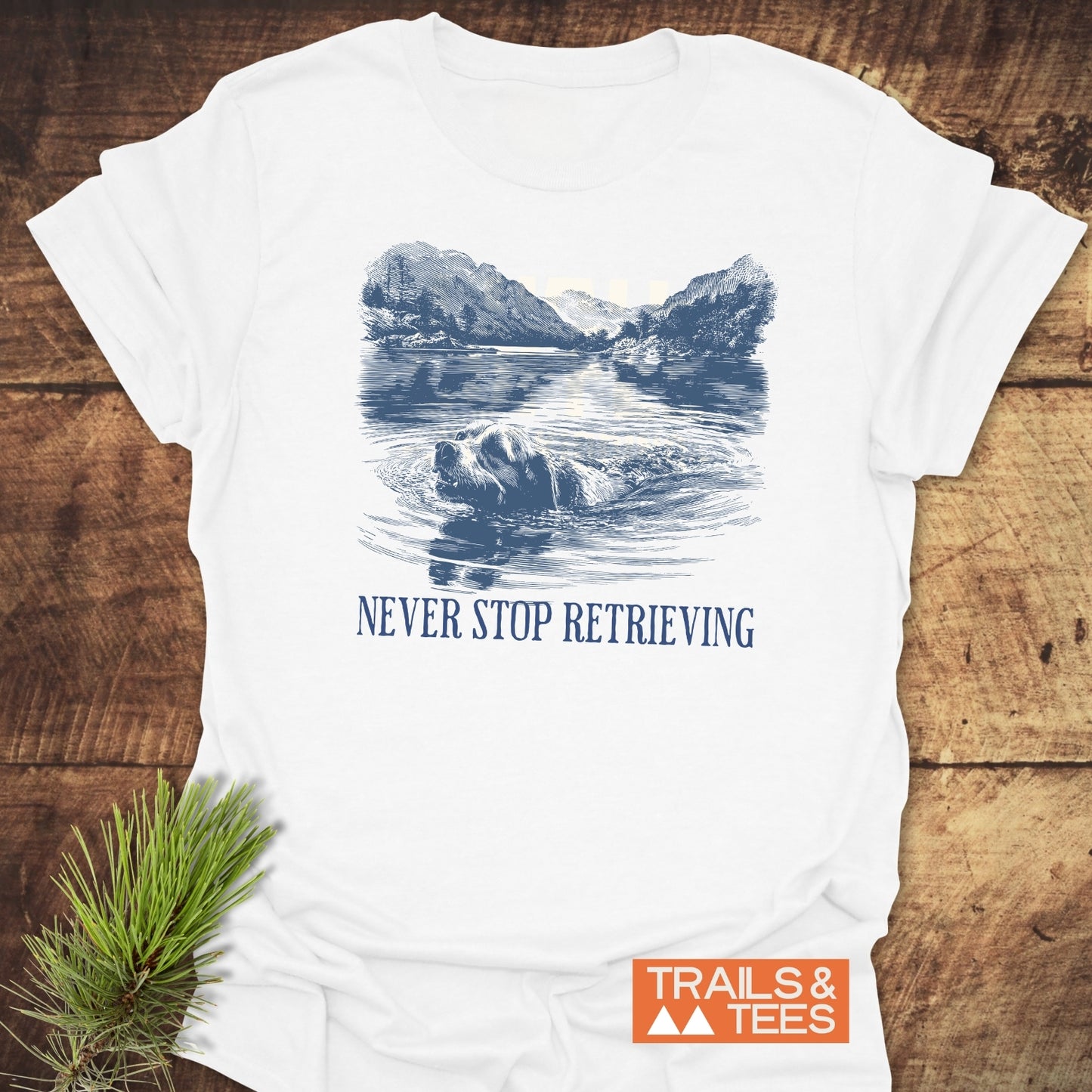 Never Stop... Golden Retriever T-Shirt