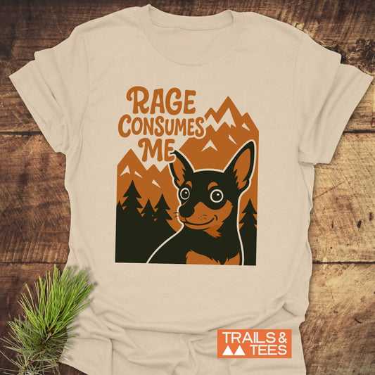Rage Funny Dog T-Shirt