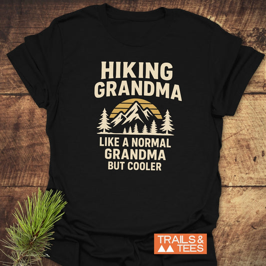 Hiking Grandma Sunrise T-Shirt