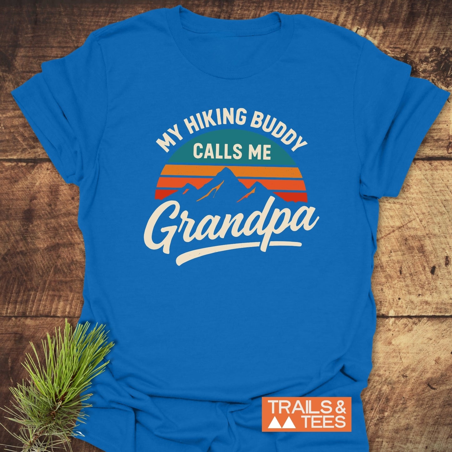 Grandpa Hiking Buddy T-Shirt
