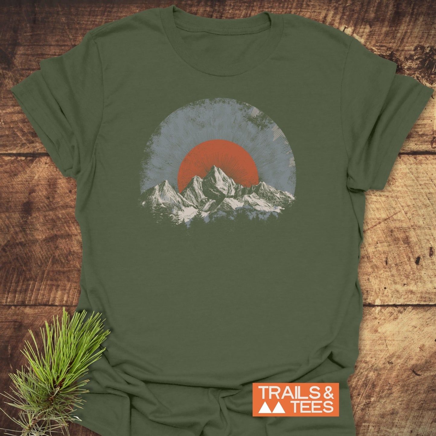 Rocky Mountains Sunset T-Shirt
