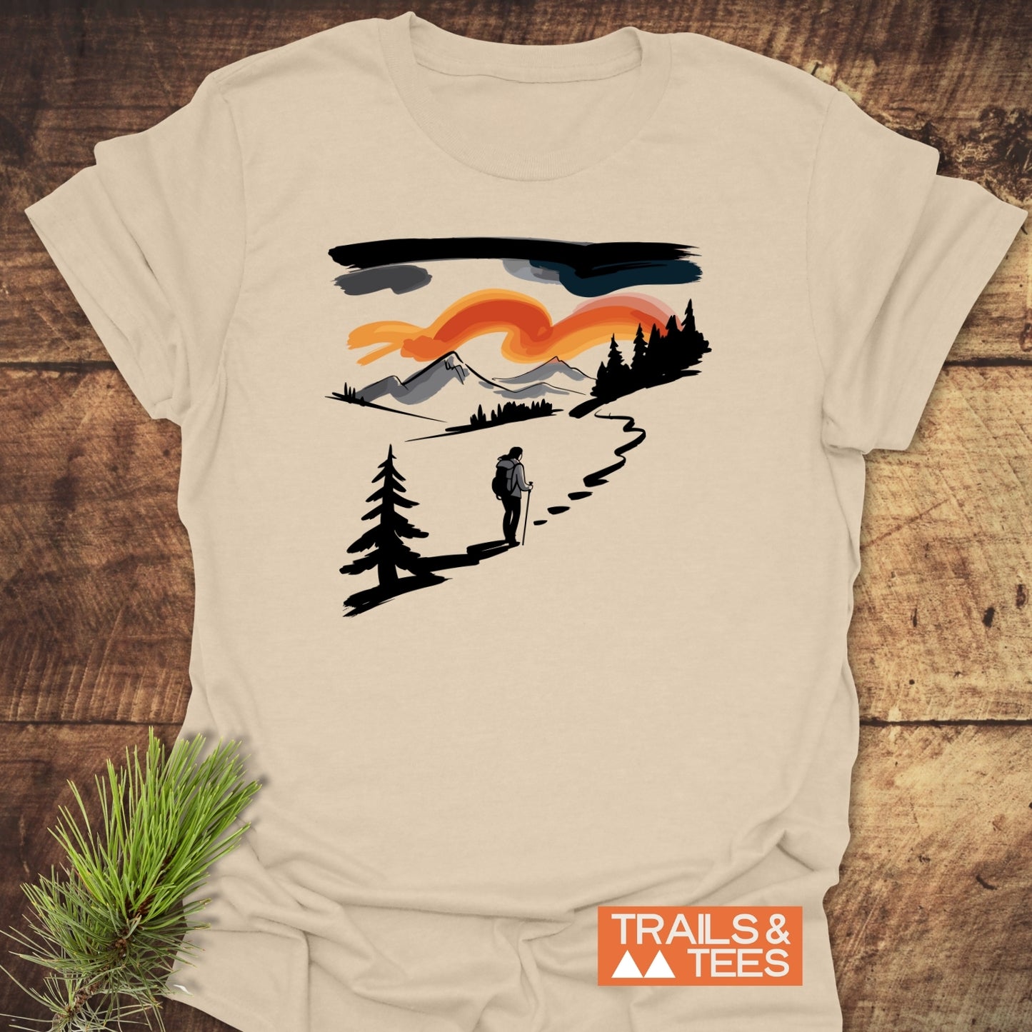 Minimalist Ink Hiking T-Shirt