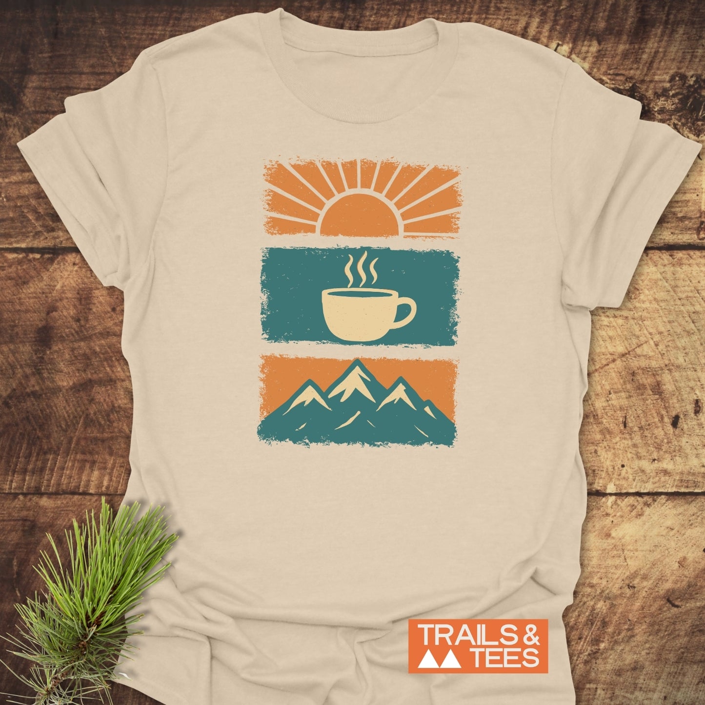 Sun, Coffee, Mountains T-Shirt