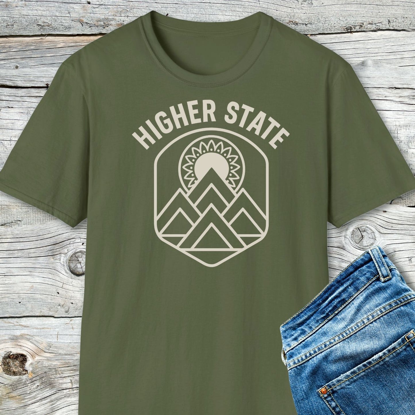 Higher State Montain Mandala T-Shirt