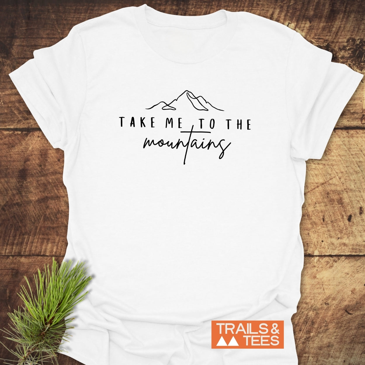 Take Me To The Mountains Minimal T-Shirt