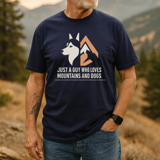 Mountain And Dog Love T-Shirt