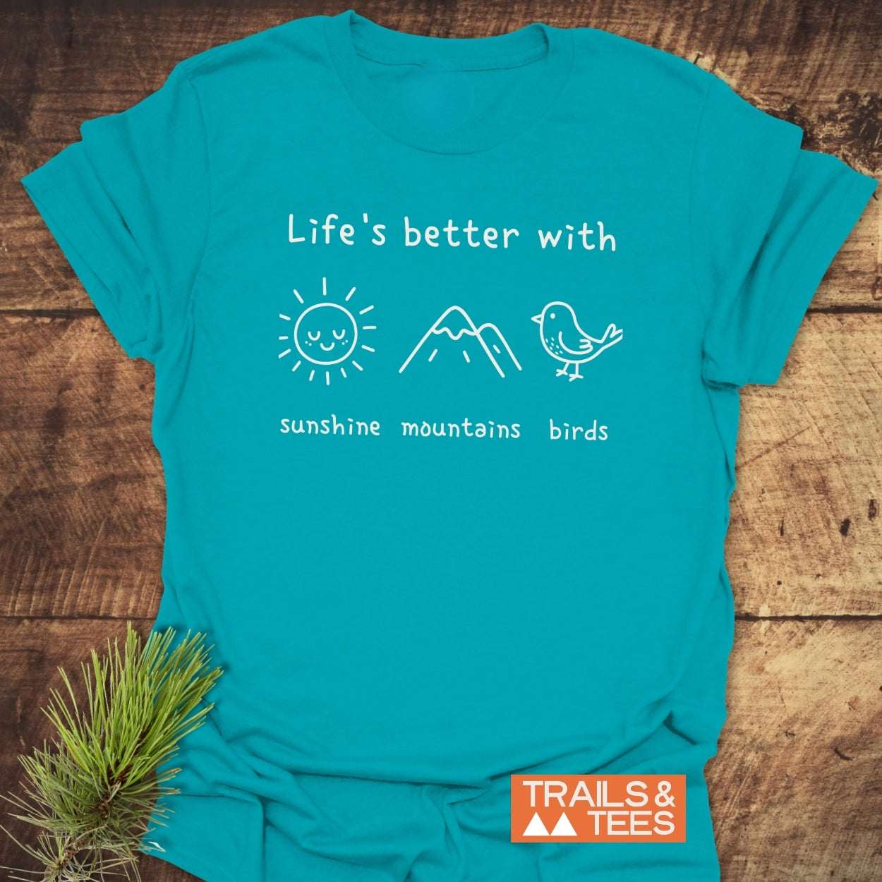 Sunshine Mountains Birds T-Shirt