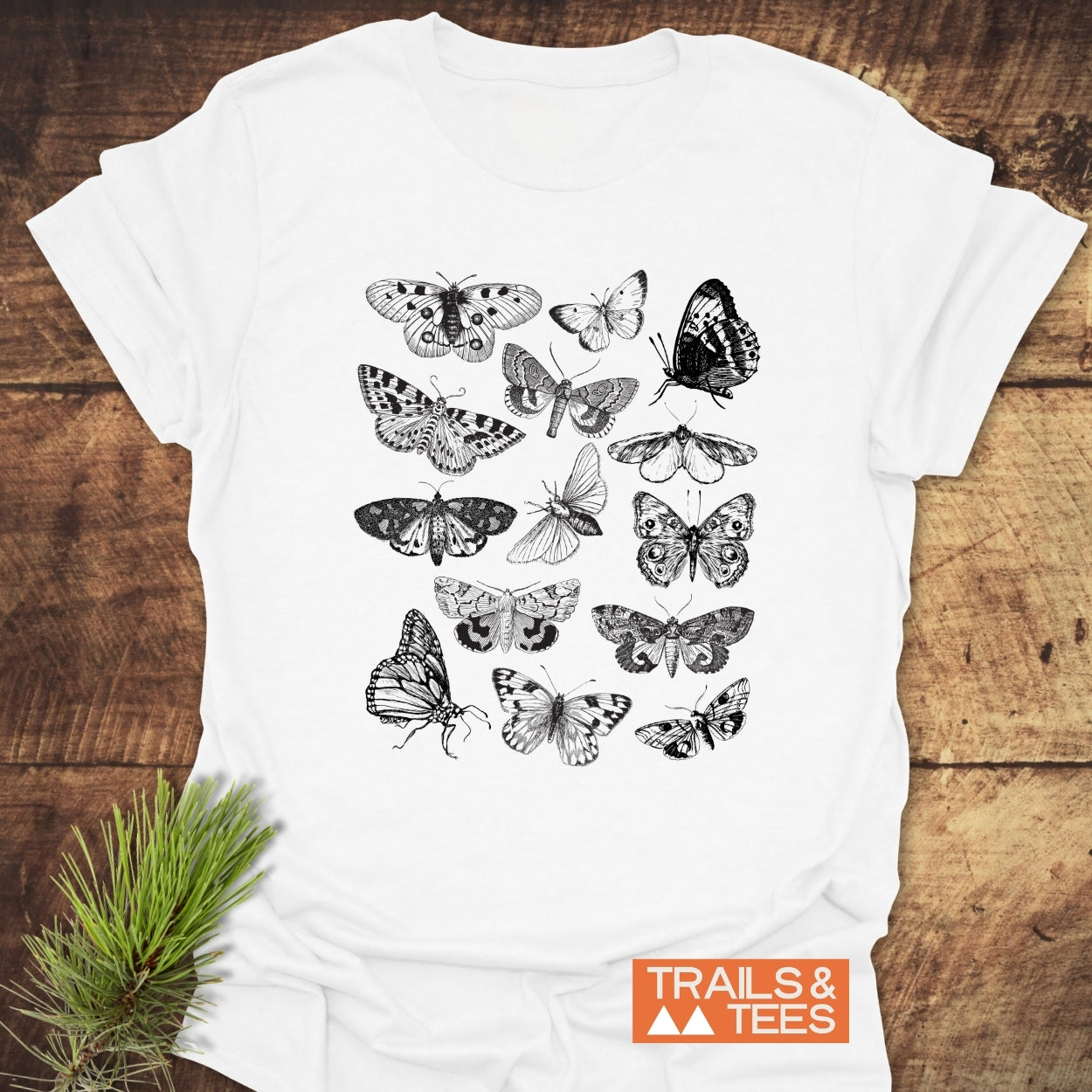 Vintage Butterfly Tattoo T-Shirt