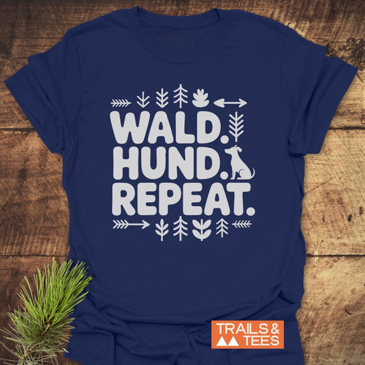 Wald Hund Repeat T-Shirt