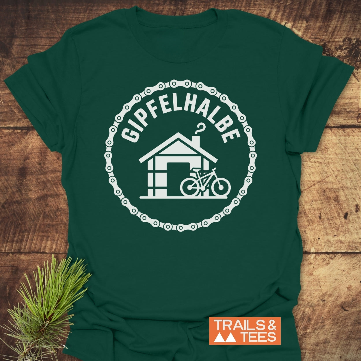 Gipfelhalbe T-Shirt