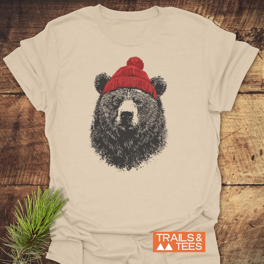 Bear With Beanie T-Shirt