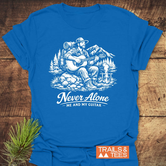 Never Alone. Me And My Guitar T-Shirt