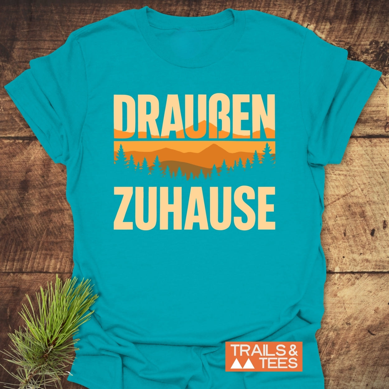 Draußen Zuhause T-Shirt