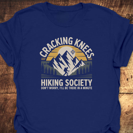 Cracking Knees Hiking Society T-Shirt