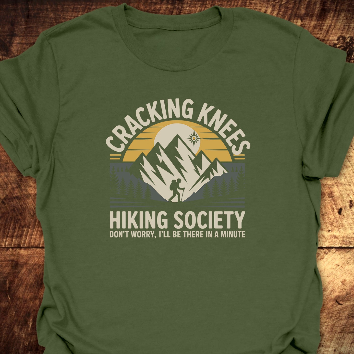 Cracking Knees Hiking Society T-Shirt