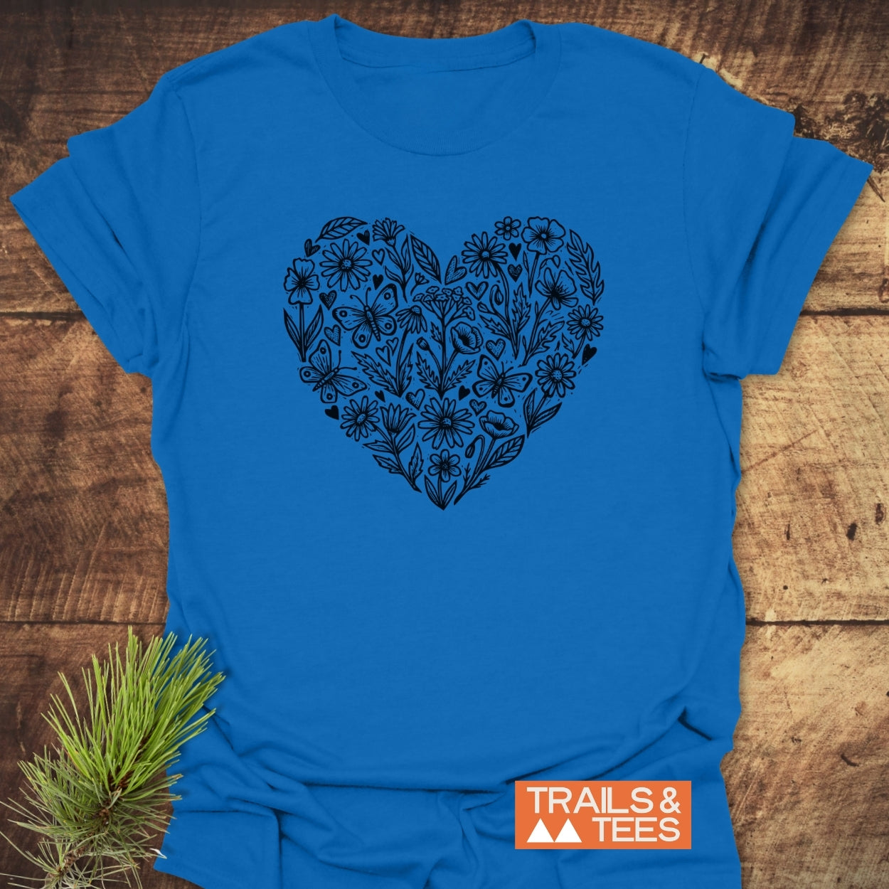 Wildflower Heart Butterfly Soul T-Shirt