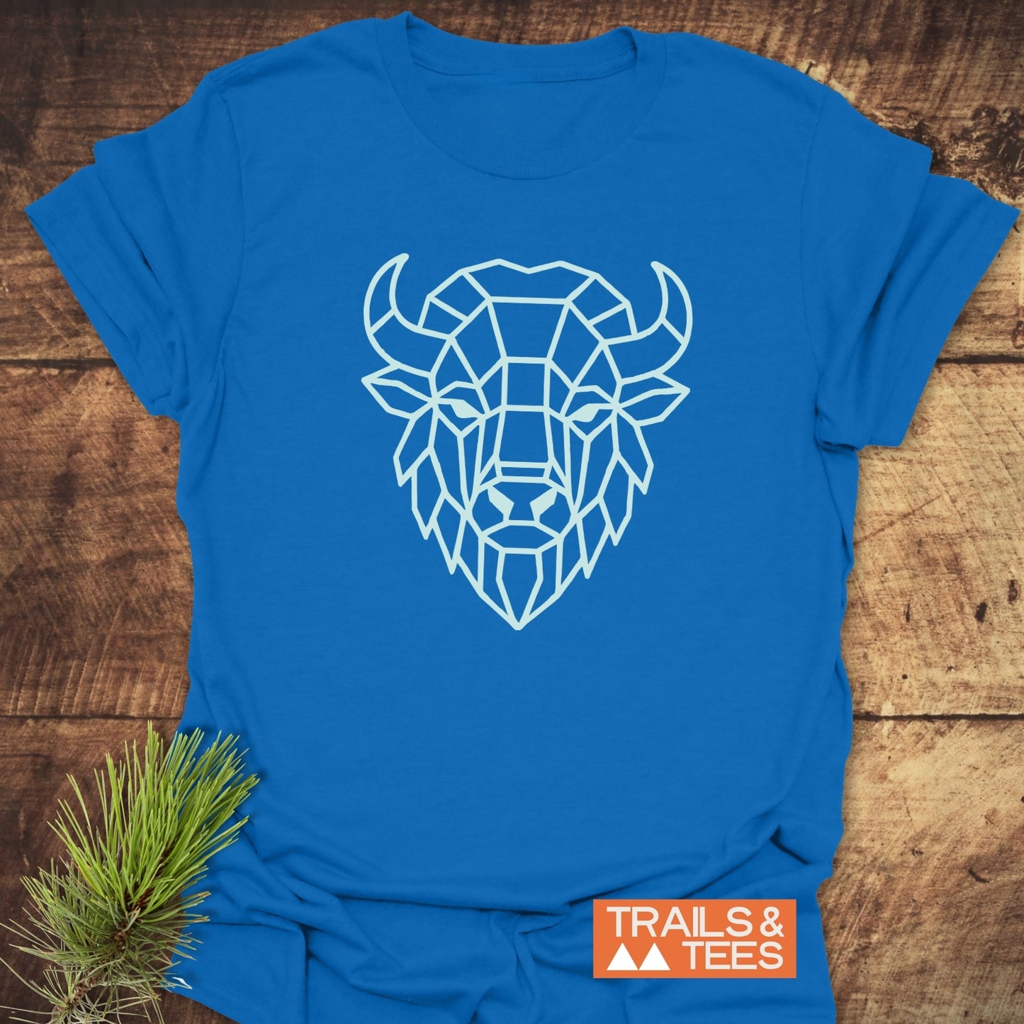 Geometric Bison T-Shirt