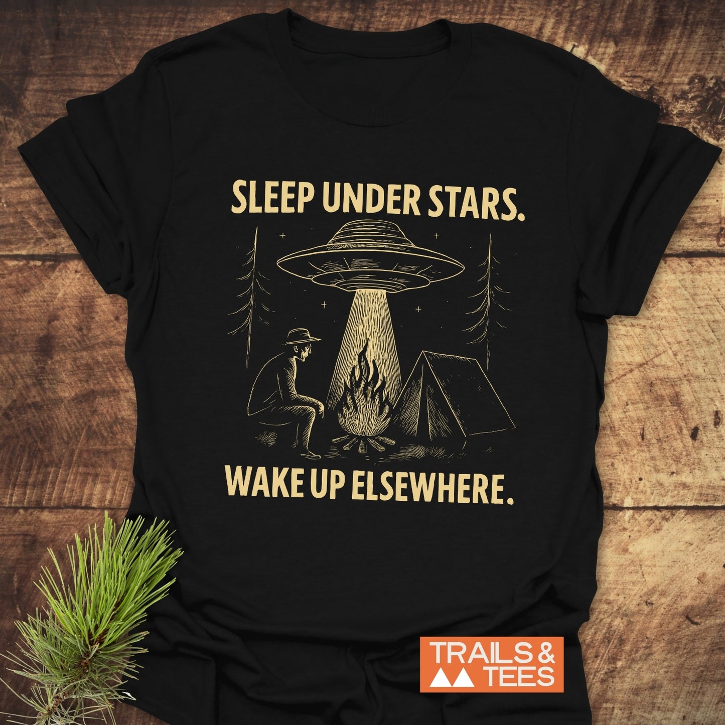 Sleep Under Stars UFO T-Shirt