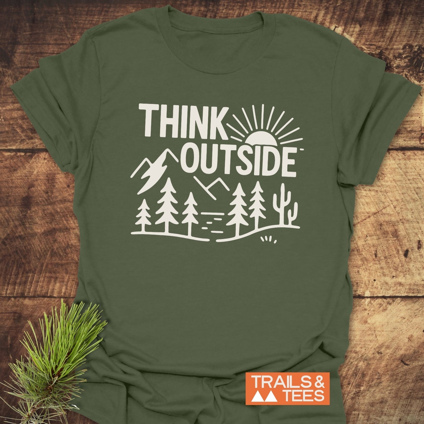 Think Outside Hiking T-Shirt
