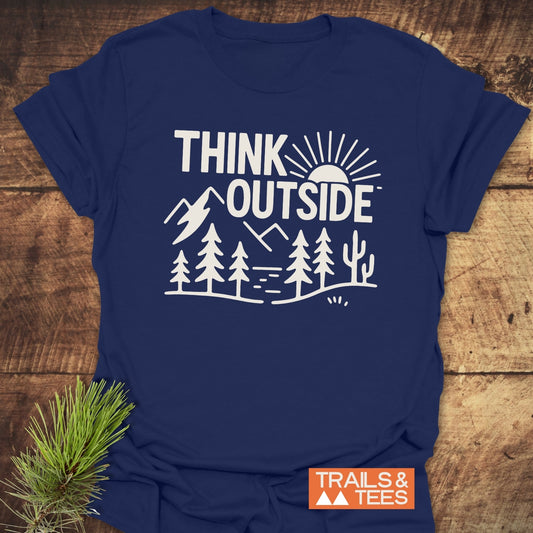 Think Outside Hiking T-Shirt