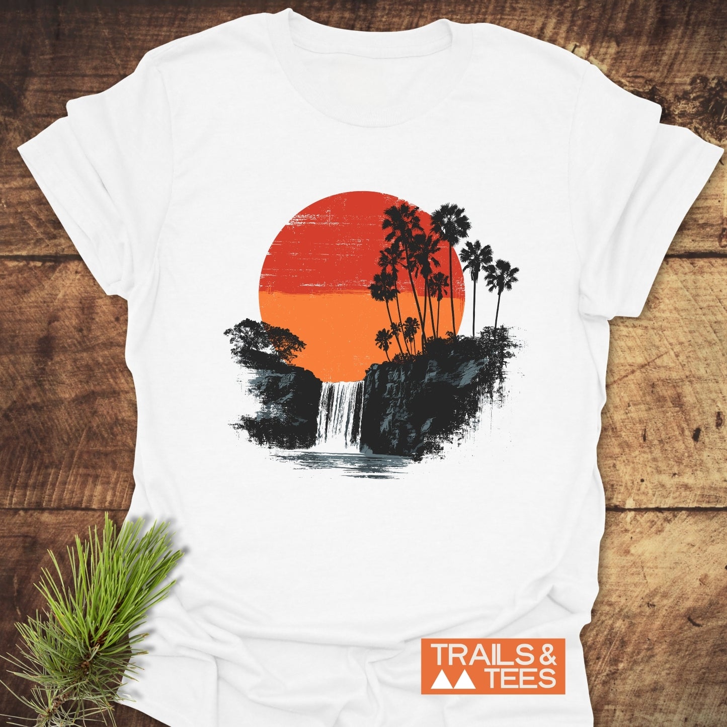 Sunset Waterfalls T-Shirt