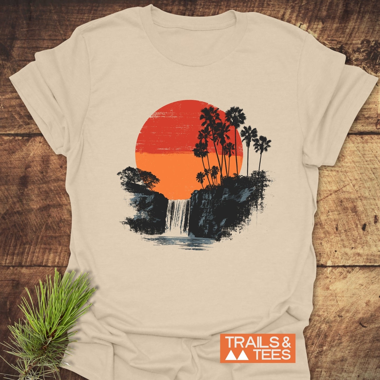 Sunset Waterfalls T-Shirt