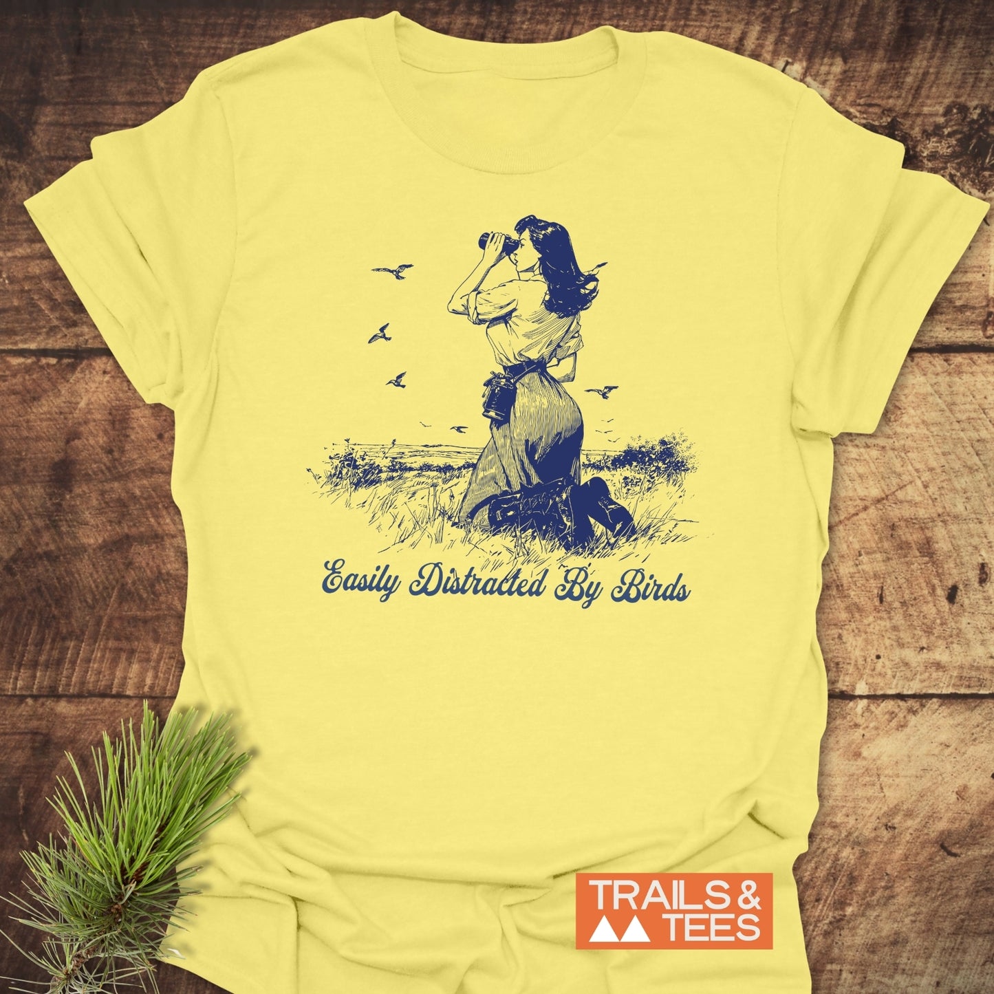 Easily Distracted By Birds T-Shirt