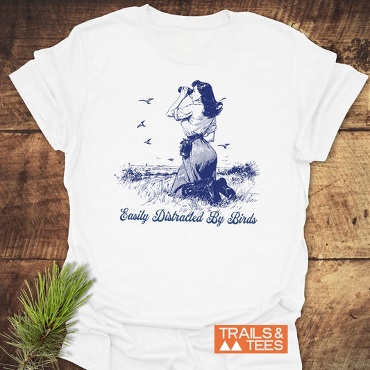 Easily Distracted By Birds T-Shirt