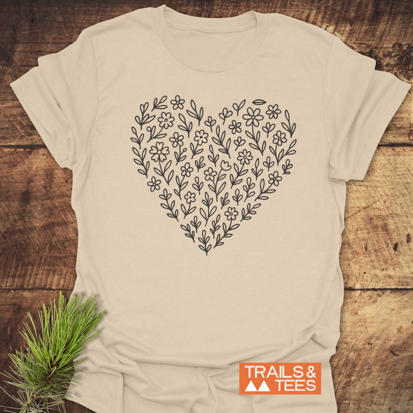 Flower Heart T-Shirt