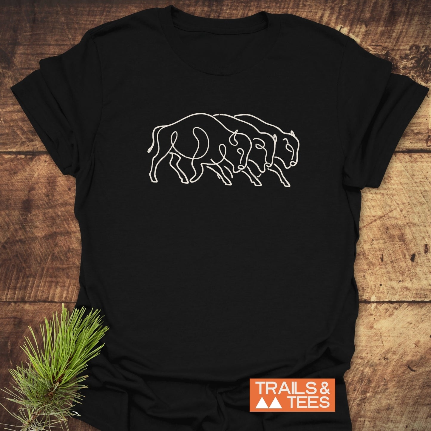 Minimalist Bison T-Shirt