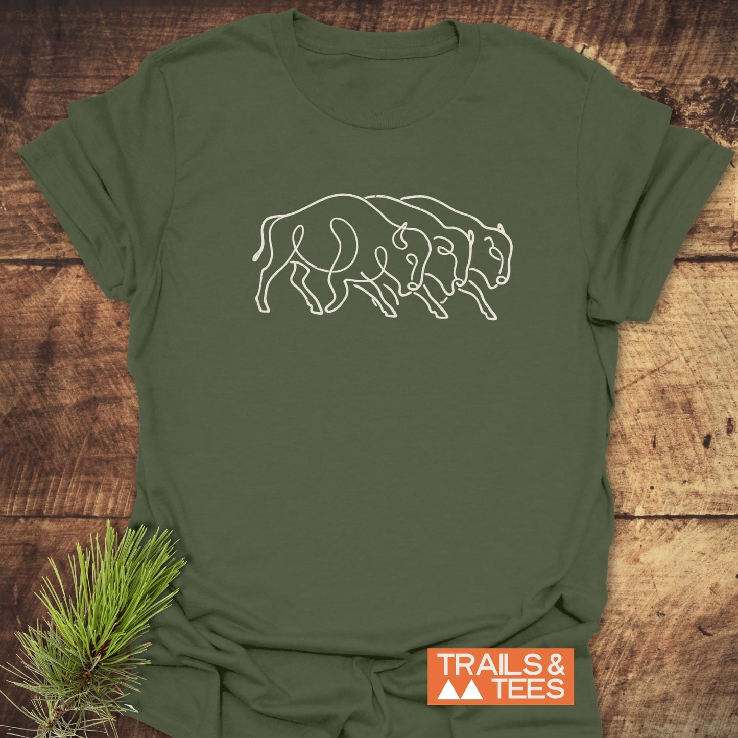Minimalist Bison T-Shirt