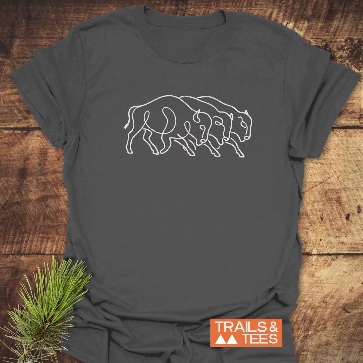 Minimalist Bison T-Shirt
