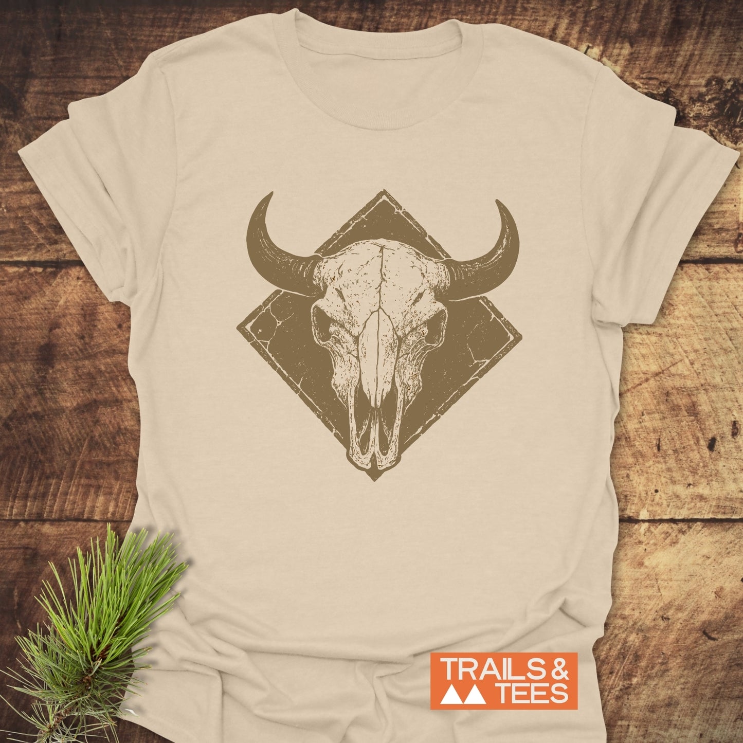 Bison Skull Western T-Shirt