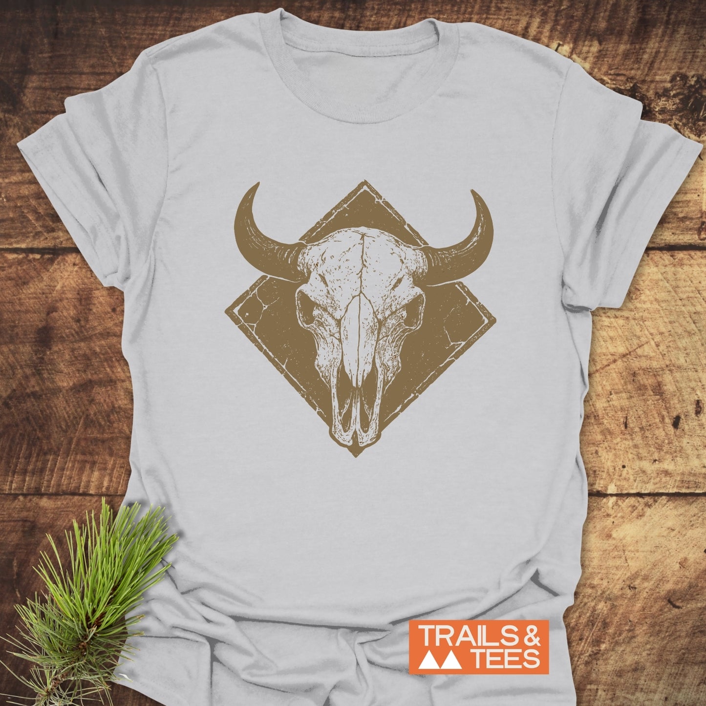 Bison Skull Western T-Shirt