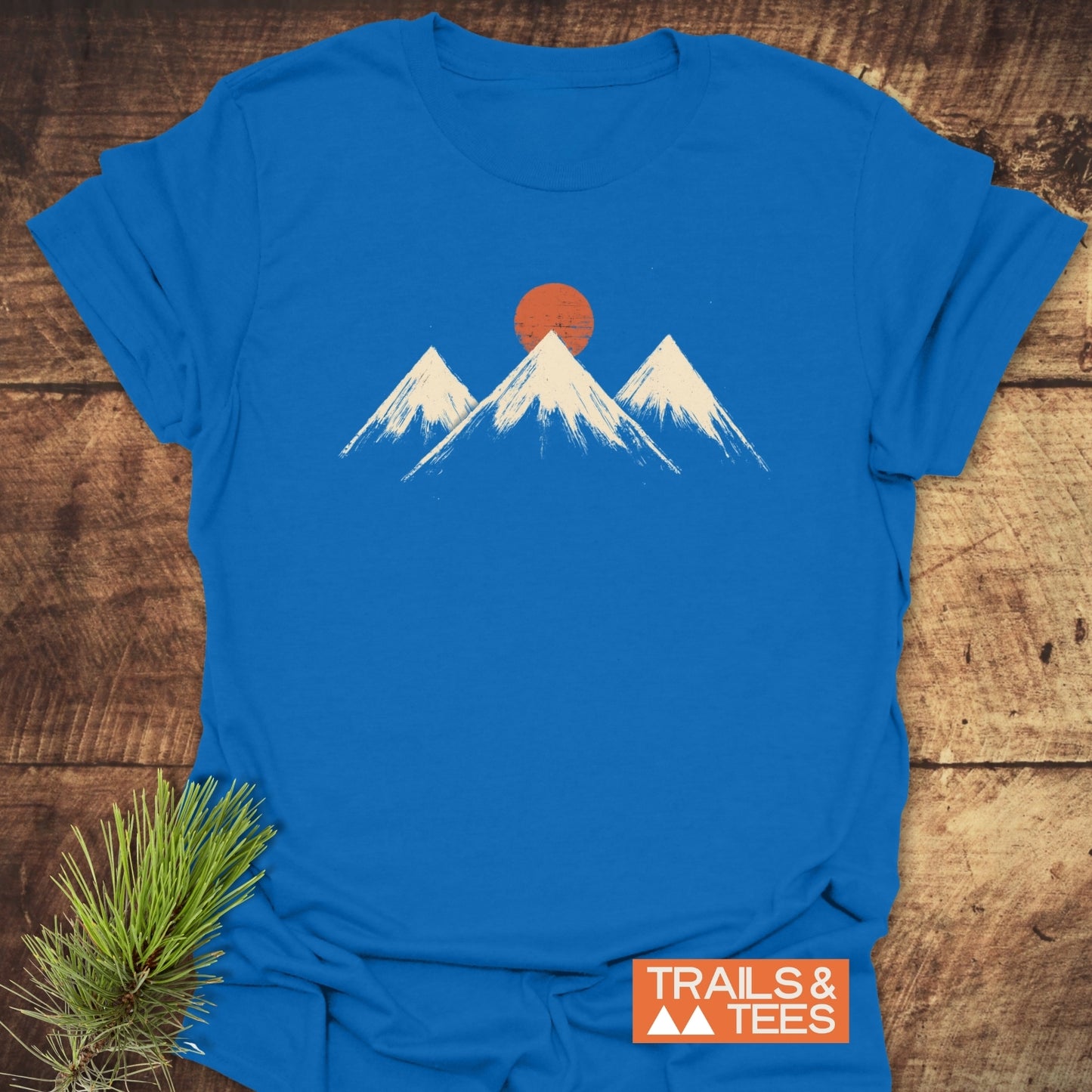 Three Mountains And Sun T-Shirt