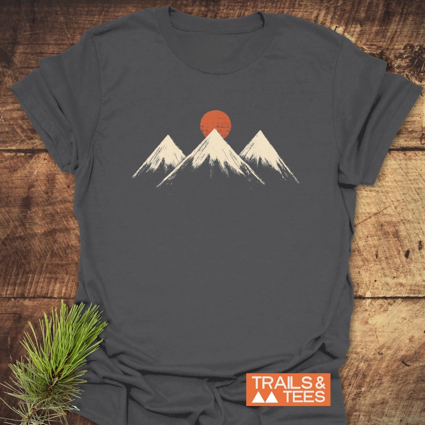 Three Mountains And Sun T-Shirt