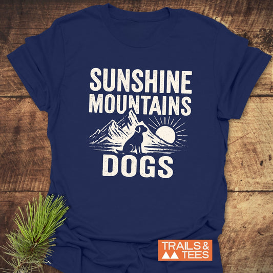 Sunshine Mountains Dogs T-Shirt