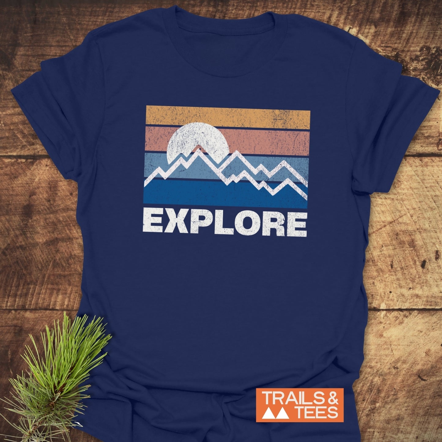 Explore Retro Sunset T-Shirt