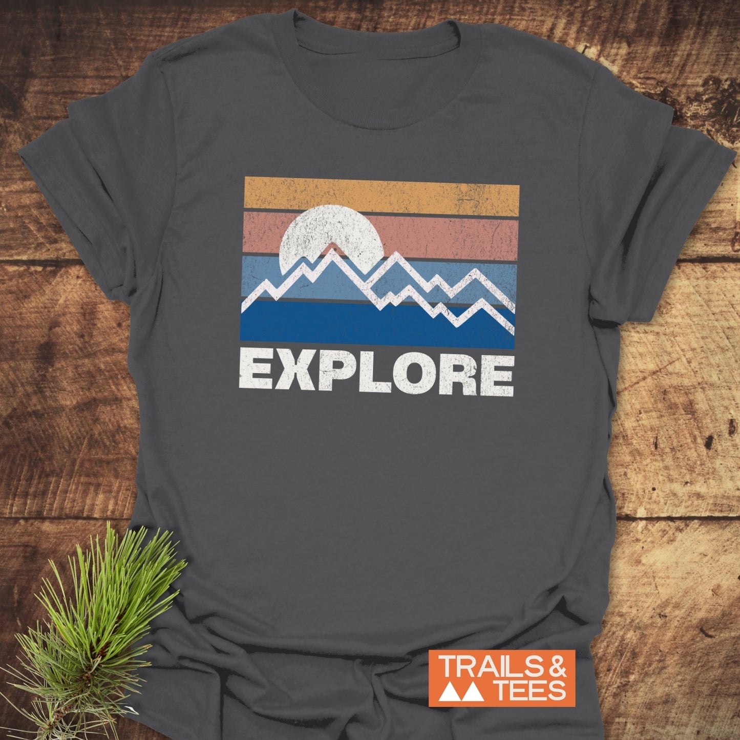 Explore Retro Sunset T-Shirt