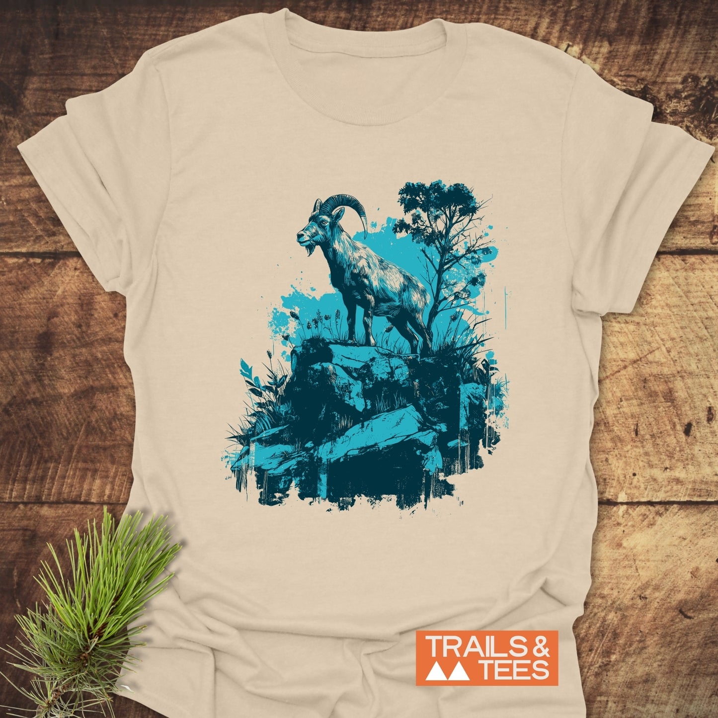 Wild and Steady – Mountain Goat T-Shirt