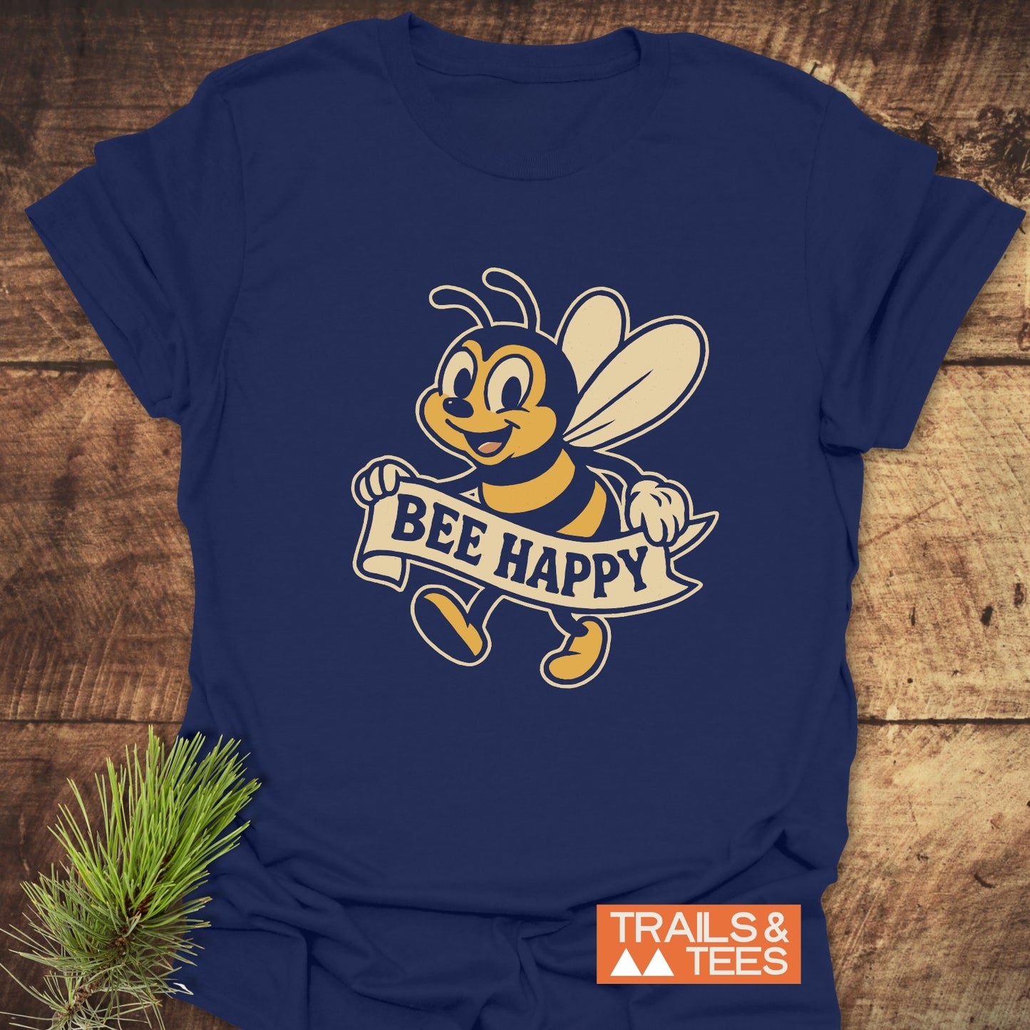 Bee Happy Cheerful T-Shirt