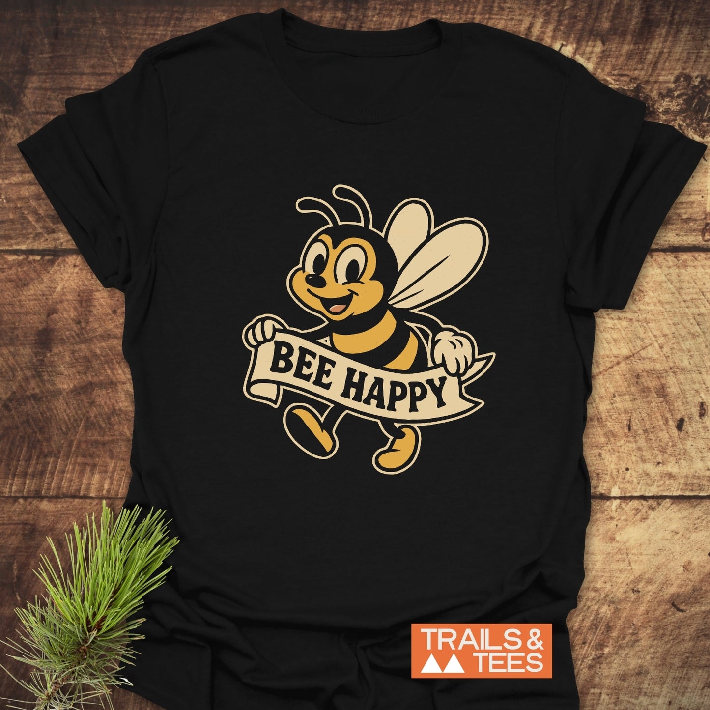 Bee Happy Cheerful T-Shirt