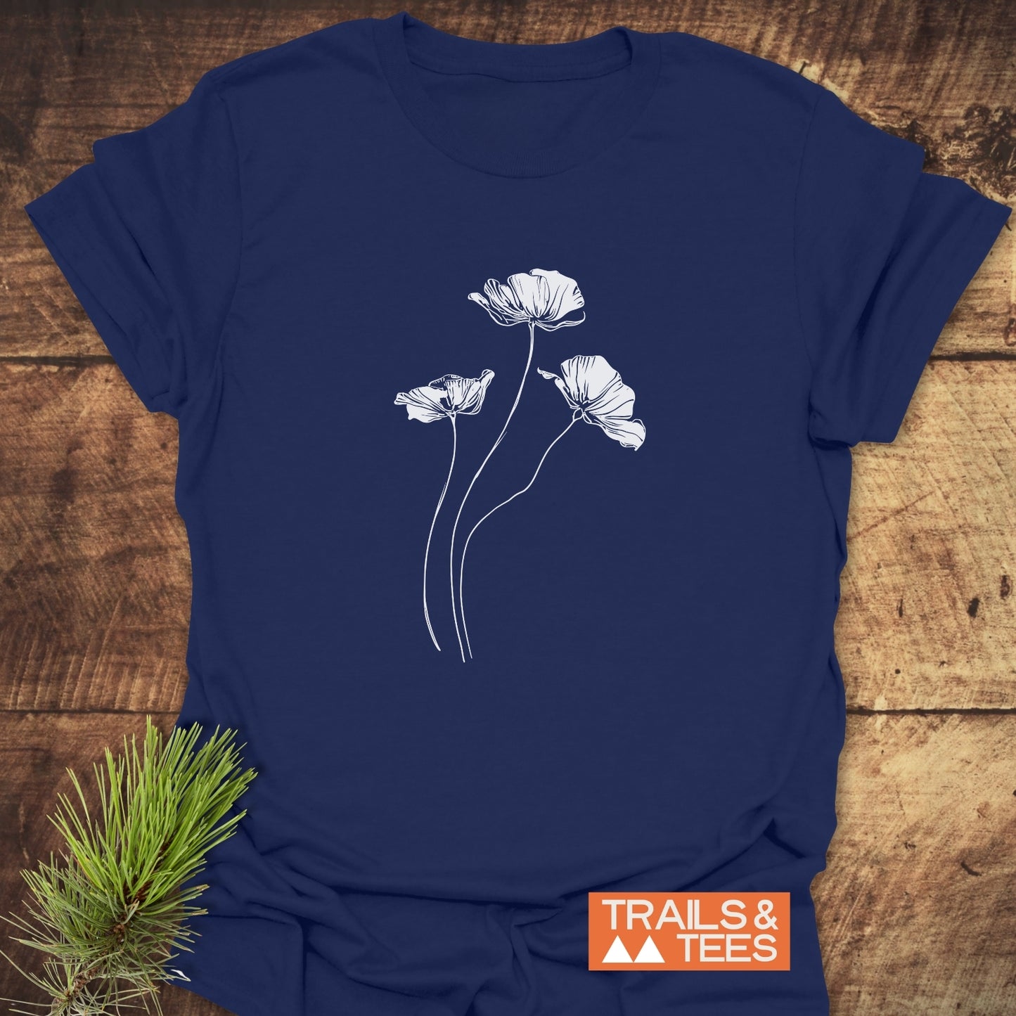 Delicate Poppies T-Shirt